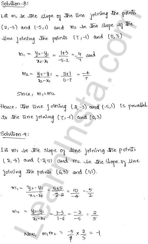 RD Sharma Class 11 Solutions Chapter 23 The Straight Lines Ex 23.1 1.9