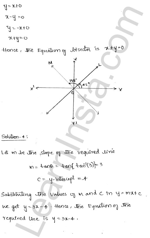 RD Sharma Class 11 Solutions Chapter 23 The Straight Lines Ex 23.3 1.3