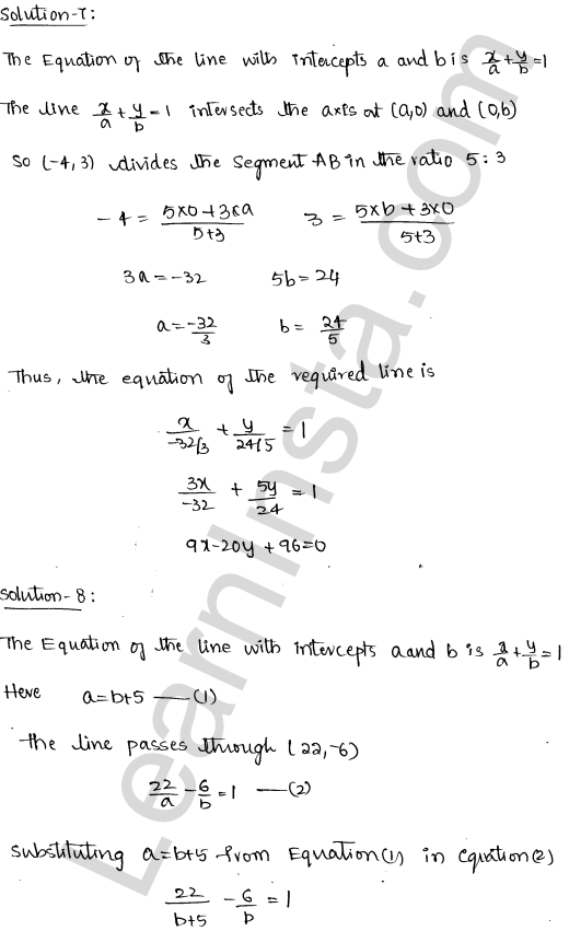 RD Sharma Class 11 Solutions Chapter 23 The Straight Lines Ex 23.6 1.6