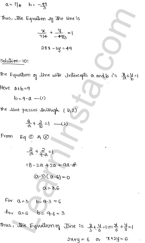 RD Sharma Class 11 Solutions Chapter 23 The Straight Lines Ex 23.6 1.8