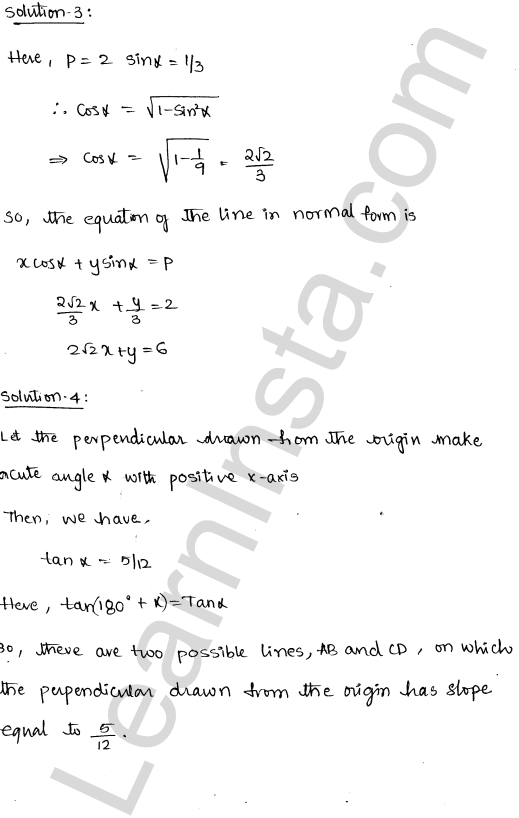 RD Sharma Class 11 Solutions Chapter 23 The Straight Lines Ex 23.7 1.3