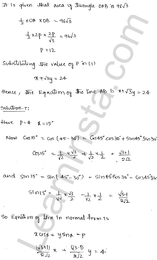 RD Sharma Class 11 Solutions Chapter 23 The Straight Lines Ex 23.7 1.7