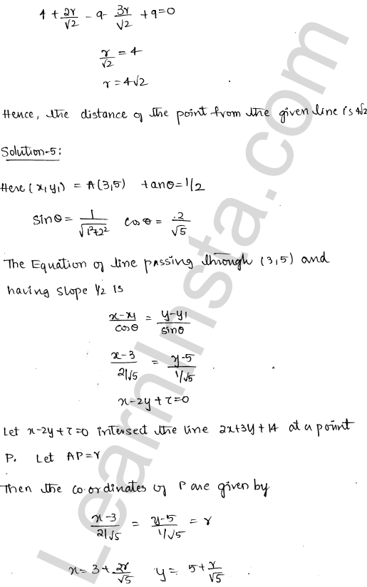 RD Sharma Class 11 Solutions Chapter 23 The Straight Lines Ex 23.8 1.5