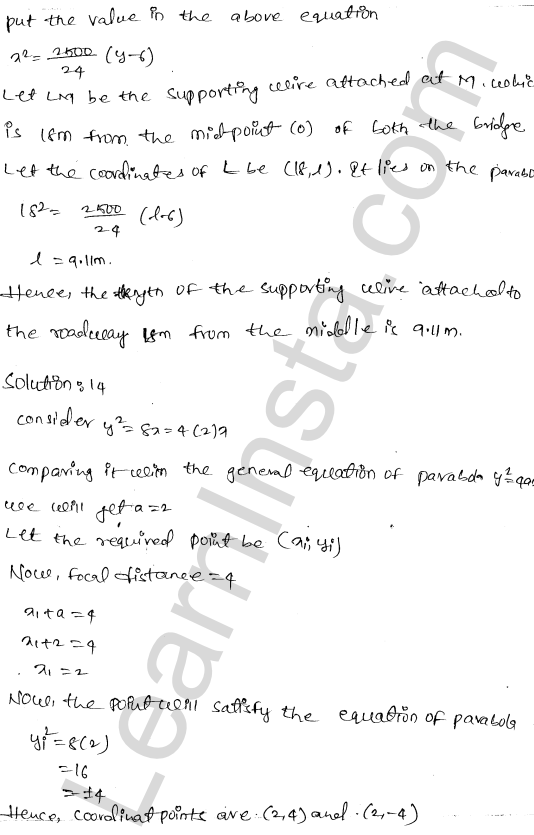 RD Sharma Class 11 Solutions Chapter 25 Parabola Ex 25.1 1.24