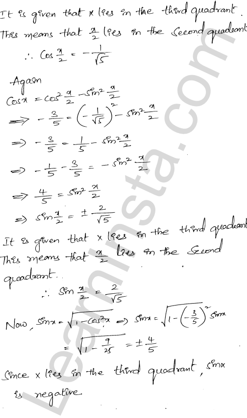 RD Sharma Class 11 Solutions Chapter 9 Trigonometric Ratios of Multiple and Submultiple Angles Ex 9.1 1.21