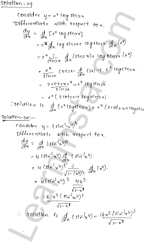 RD Sharma Class 12 Solutions Chapter 11 Differentiation Ex 11.2 1.12