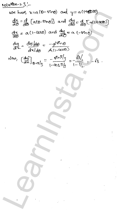 RD Sharma Class 12 Solutions Chapter 11 Differentiation Ex 11.7 1.14