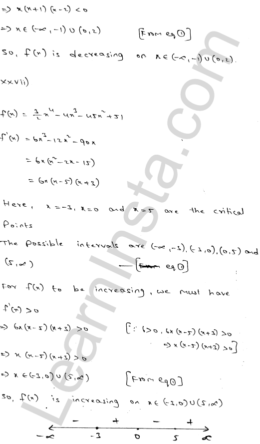 RD Sharma Class 12 Solutions Chapter 17 Increasing and Decreasing Functions Ex 17.2 1.27