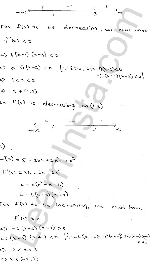 RD Sharma Class 12 Solutions Chapter 17 Increasing and Decreasing Functions Ex 17.2 1.4