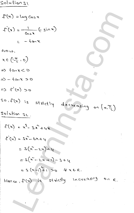 RD Sharma Class 12 Solutions Chapter 17 Increasing and Decreasing Functions Ex 17.2 1.48