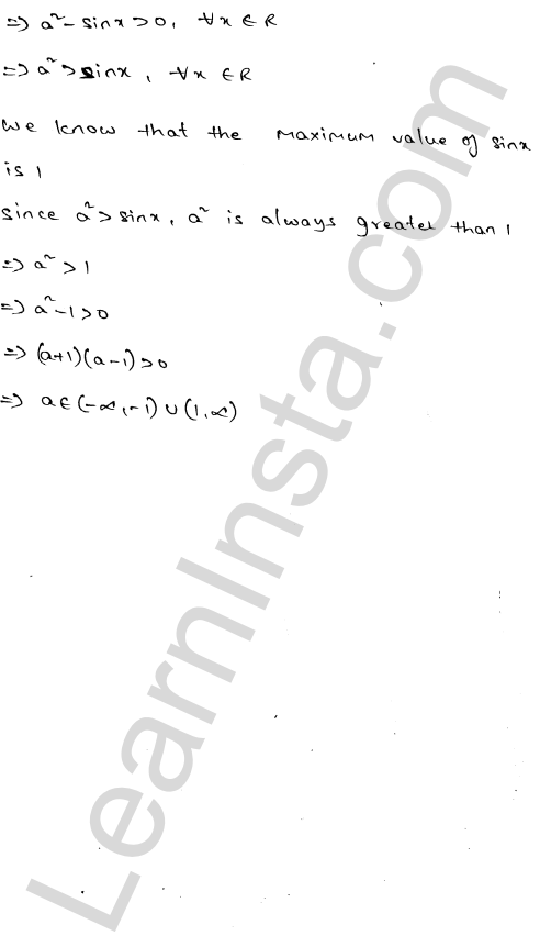 RD Sharma Class 12 Solutions Chapter 17 Increasing and Decreasing Functions VSAQ 1.9