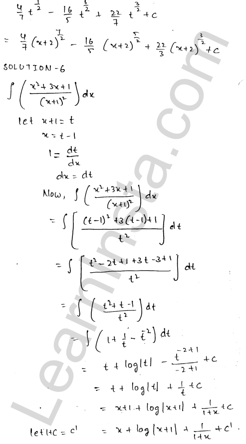RD Sharma Class 12 Solutions Chapter 19 Indefinite Integrals Ex 19.10 1.5