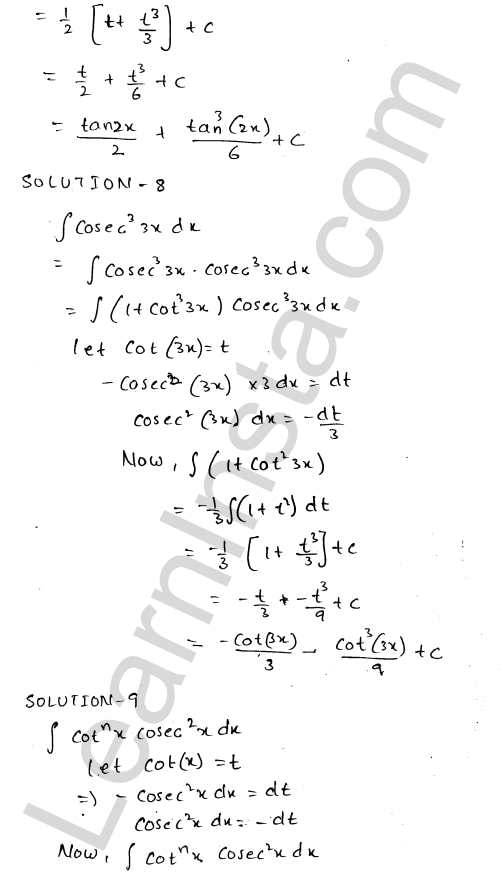 RD Sharma Class 12 Solutions Chapter 19 Indefinite Integrals Ex 19.11 1.5