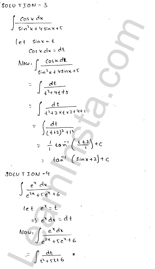 RD Sharma Class 12 Solutions Chapter 19 Indefinite Integrals Ex 19.16 1.2