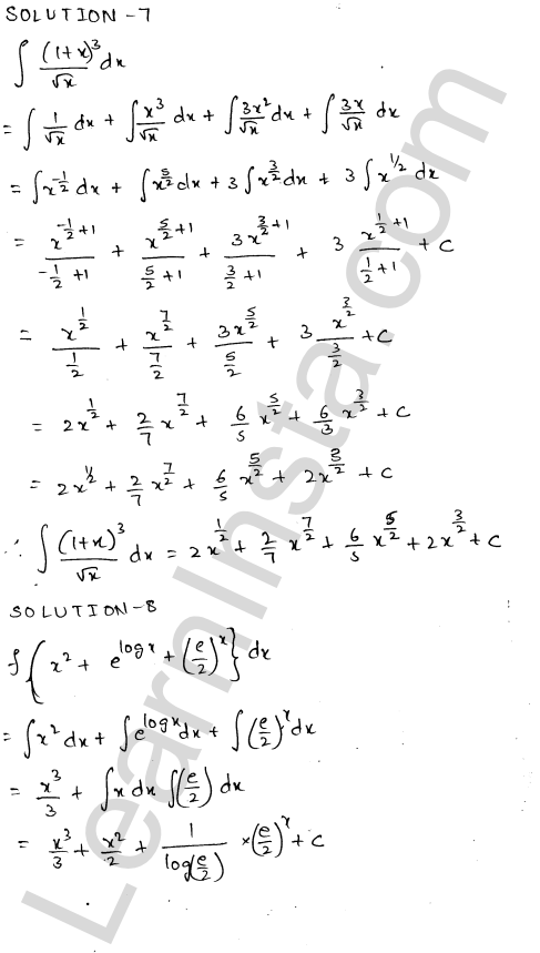 RD Sharma Class 12 Solutions Chapter 19 Indefinite Integrals Ex 19.2 1.3