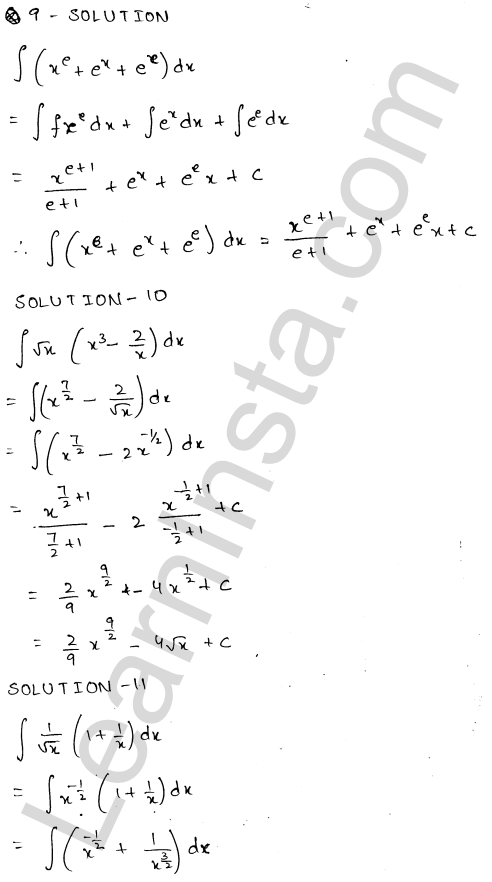 RD Sharma Class 12 Solutions Chapter 19 Indefinite Integrals Ex 19.2 1.4