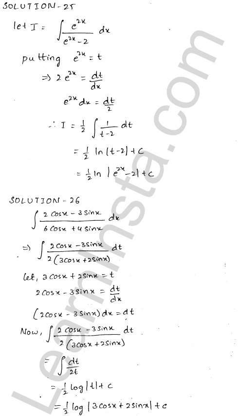 RD Sharma Class 12 Solutions Chapter 19 Indefinite Integrals Ex 19.8 1.12