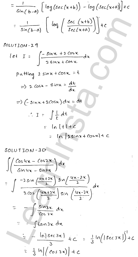 RD Sharma Class 12 Solutions Chapter 19 Indefinite Integrals Ex 19.8 1.14