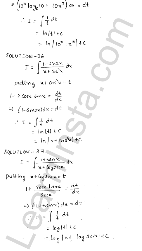 RD Sharma Class 12 Solutions Chapter 19 Indefinite Integrals Ex 19.8 1.17