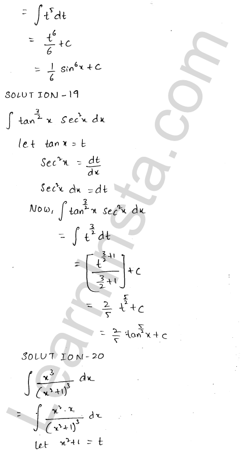 RD Sharma Class 12 Solutions Chapter 19 Indefinite Integrals Ex 19.9 1.13