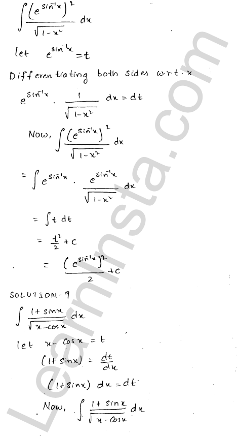 RD Sharma Class 12 Solutions Chapter 19 Indefinite Integrals Ex 19.9 1.5