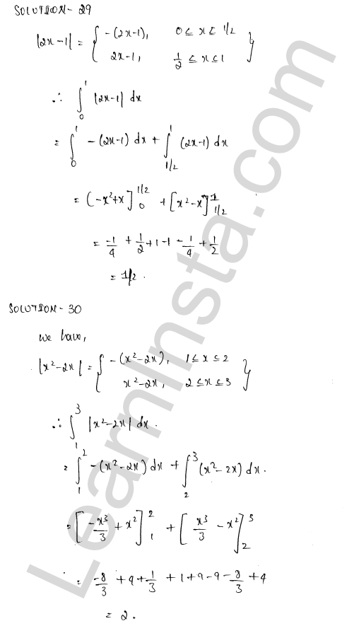 RD Sharma Class 12 Solutions Chapter 20 Definite Integrals Revision Exercise 1.22