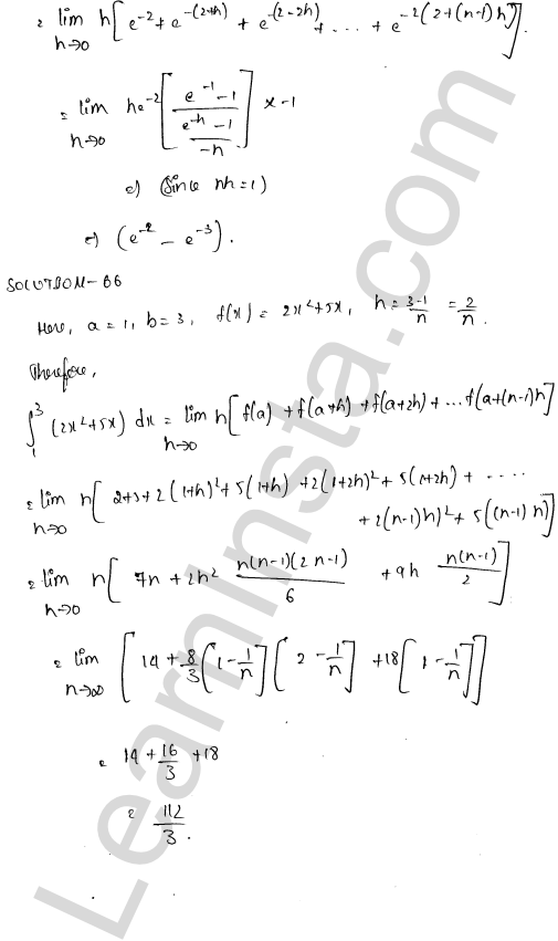 RD Sharma Class 12 Solutions Chapter 20 Definite Integrals Revision Exercise 1.49