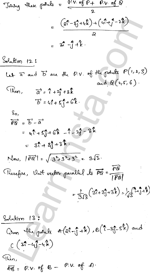 RD Sharma Class 12 Solutions Chapter 23 Algebra of Vectors Ex 23.6 1.6