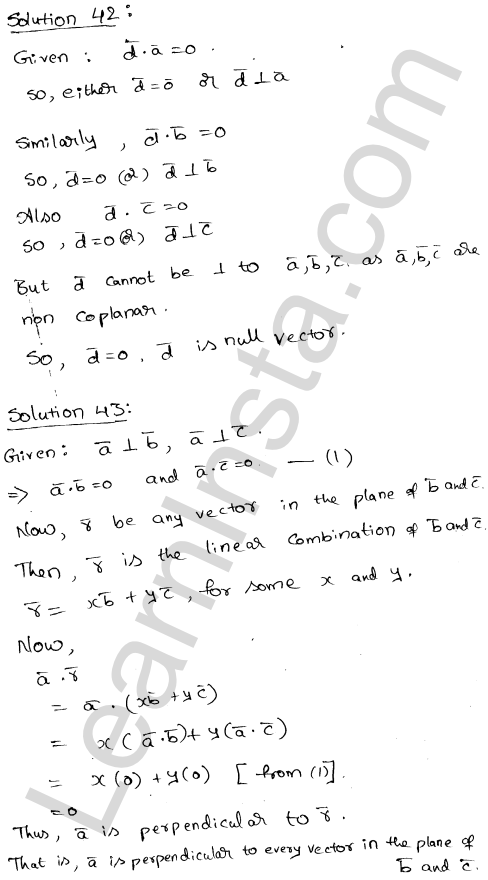 RD Sharma Class 12 Solutions Chapter 24 Scalar Or Dot Product Ex 24.1 1.32