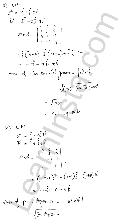 RD Sharma Class 12 Solutions Chapter 25 Vector or Cross Product Ex 25.1 1.8