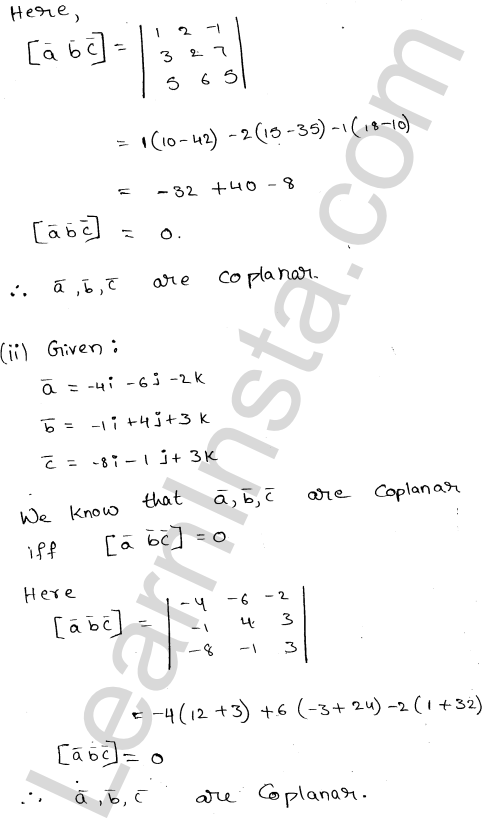 RD Sharma Class 12 Solutions Chapter 26 Scalar Triple Product Ex 26.1 1.6