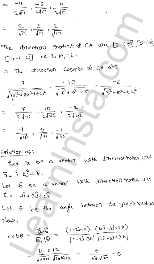 RD Sharma Class 12 Solutions Chapter 27 Direction Cosines and Direction Ratios Ex 27.1 1.4