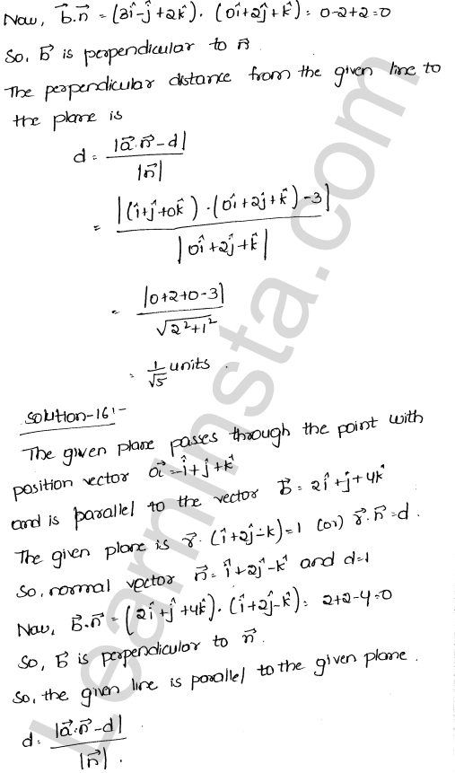 RD Sharma Class 12 Solutions Chapter 29 The plane Ex 29.11 1.12