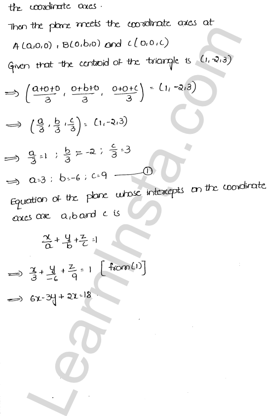 RD Sharma Class 12 Solutions Chapter 29 The plane Ex 29.2 1.5
