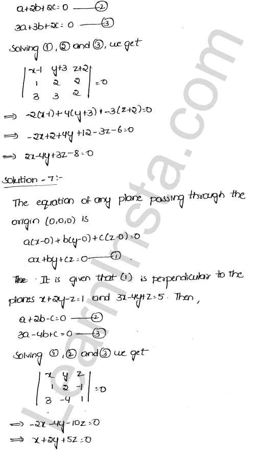 RD Sharma Class 12 Solutions Chapter 29 The plane Ex 29.6 1.8