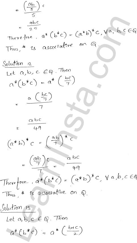 RD Sharma Class 12 Solutions Chapter 3 Binary Operations Ex 3.2 1.22