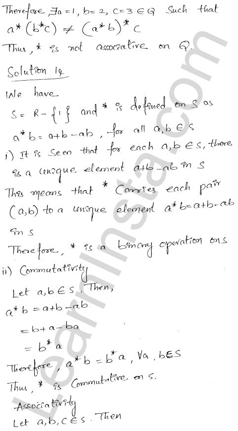 RD Sharma Class 12 Solutions Chapter 3 Binary Operations Ex 3.2 1.24