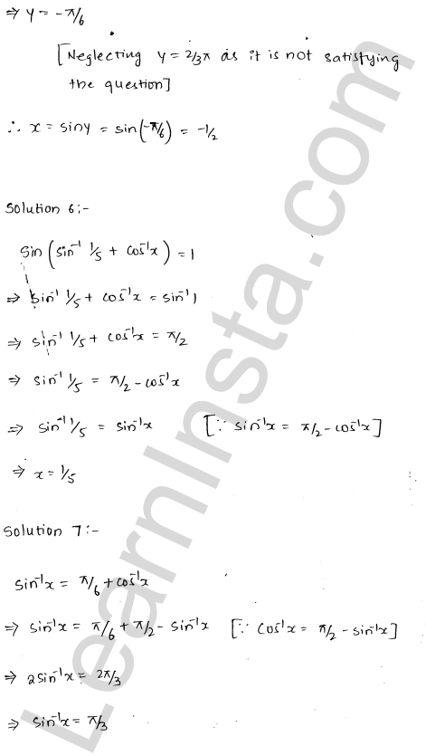 RD Sharma Class 12 Solutions Chapter 4 Inverse Trigonometric Functions Ex 4.10 1.5