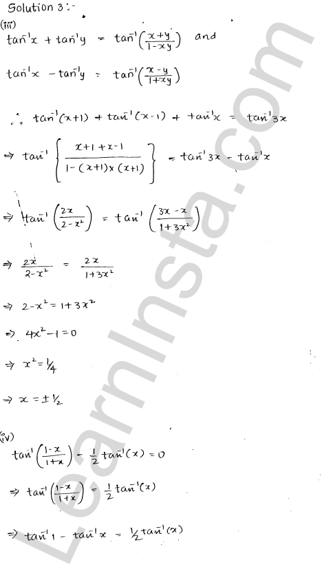RD Sharma Class 12 Solutions Chapter 4 Inverse Trigonometric Functions Ex 4.11 1.4