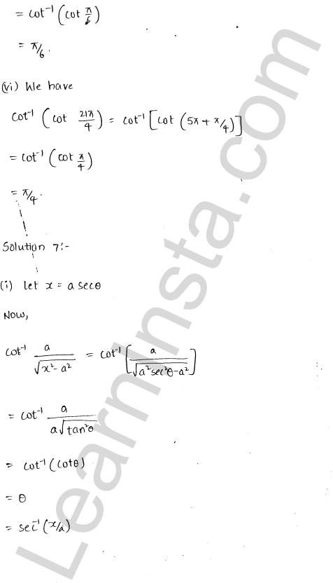 RD Sharma Class 12 Solutions Chapter 4 Inverse Trigonometric Functions Ex 4.7 1.12