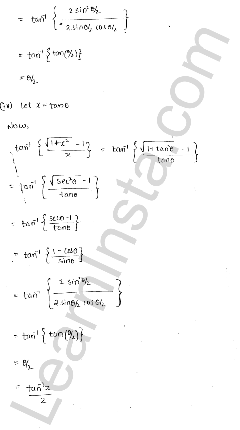 RD Sharma Class 12 Solutions Chapter 4 Inverse Trigonometric Functions Ex 4.7 1.14