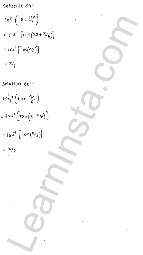 RD Sharma Class 12 Solutions Chapter 4 Inverse Trigonometric Functions VSAQ 1.28