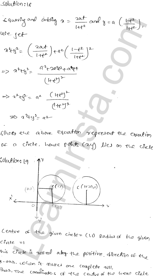 RD Sharma Class 11 Solutions Chapter 24 The Circle Ex 24.1 1.18