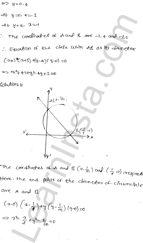 RD Sharma Class 11 Solutions Chapter 24 The Circle Ex 24.3 1.6