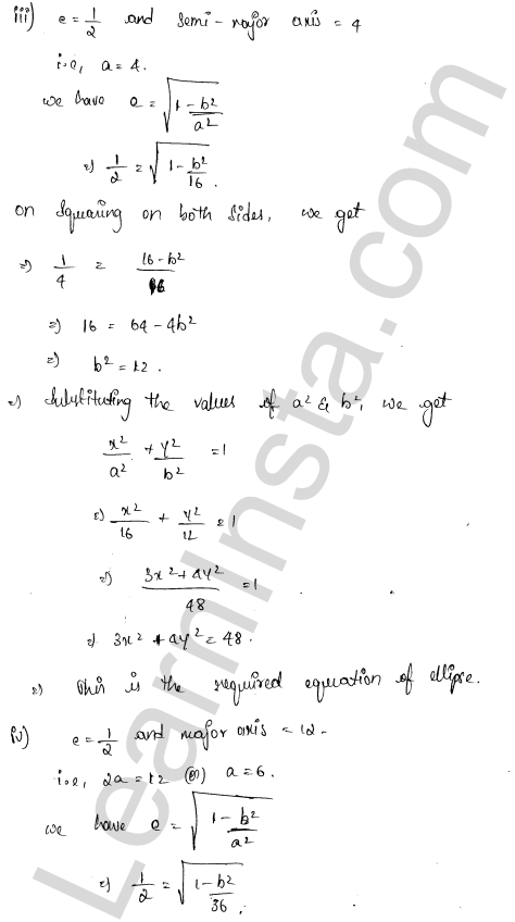 RD Sharma Class 11 Solutions Chapter 26 Ellipse Ex 26.1 1.12
