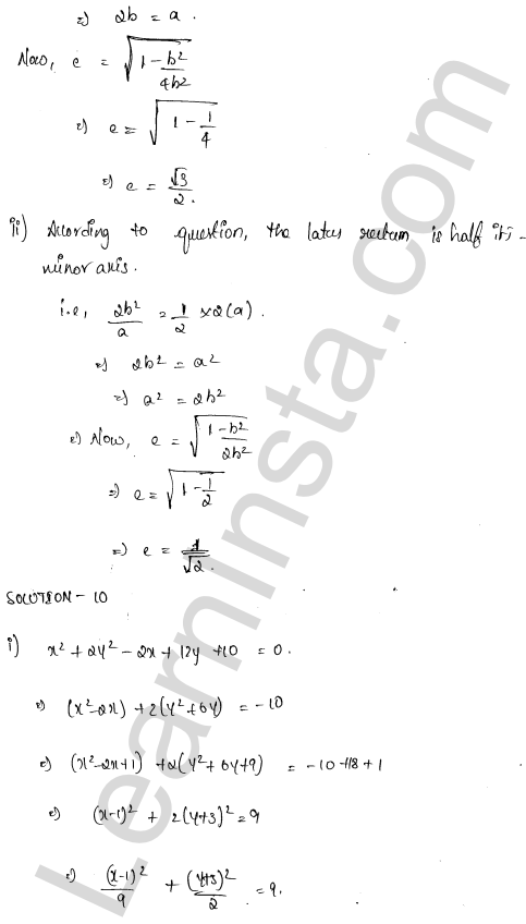 RD Sharma Class 11 Solutions Chapter 26 Ellipse Ex 26.1 1.22