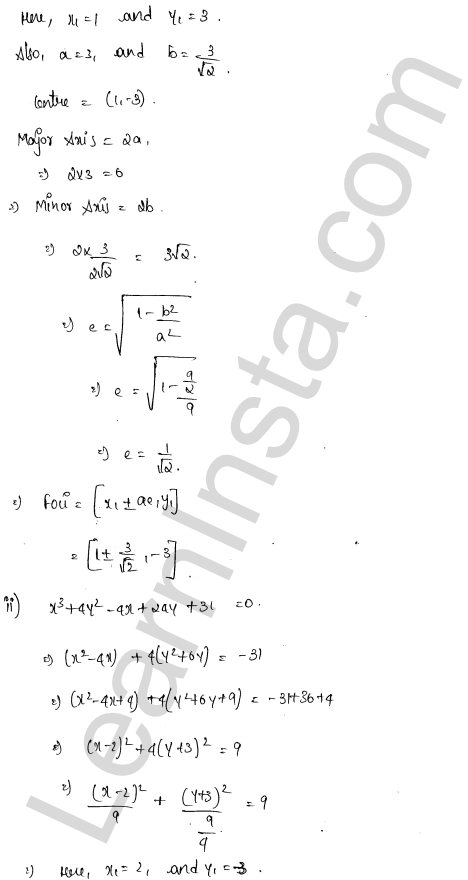 RD Sharma Class 11 Solutions Chapter 26 Ellipse Ex 26.1 1.23