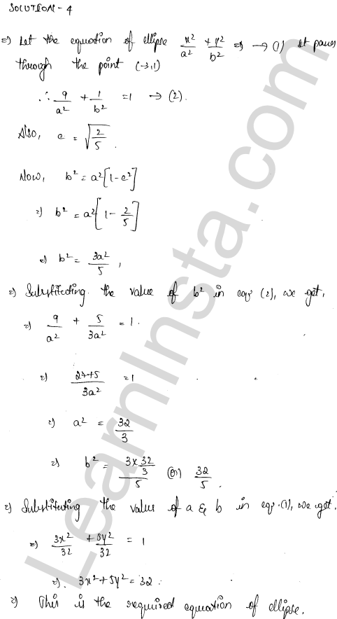 RD Sharma Class 11 Solutions Chapter 26 Ellipse Ex 26.1 1.9