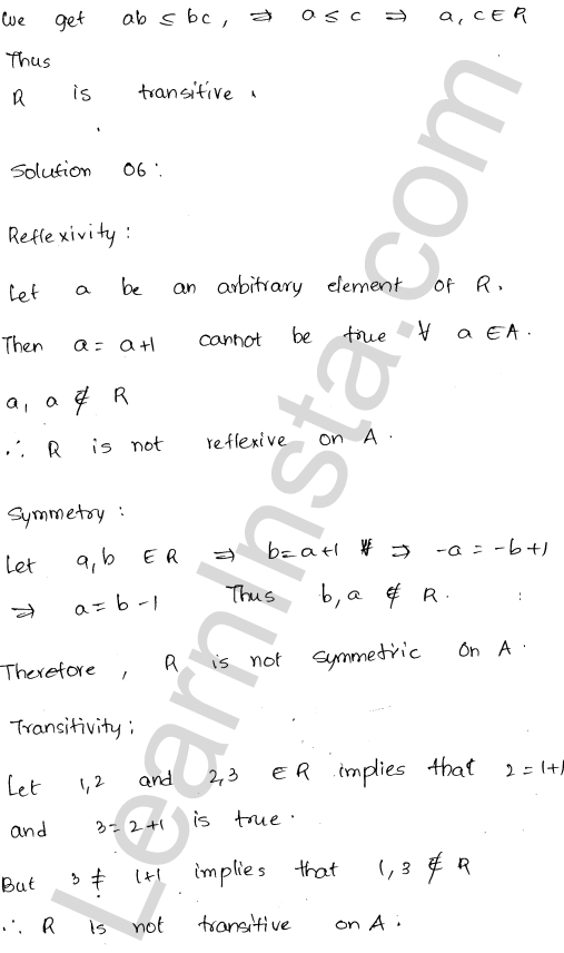 RD Sharma Class 12 Solutions Chapter 1 Relations Ex 1.1 1.13