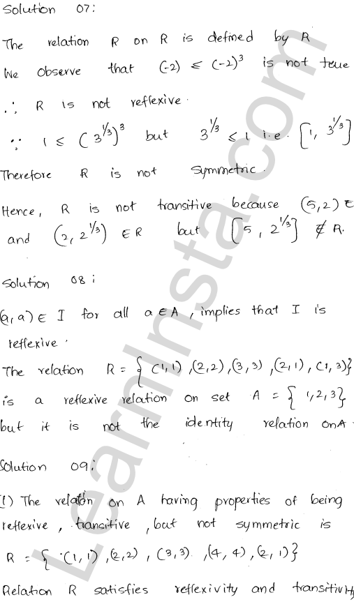 RD Sharma Class 12 Solutions Chapter 1 Relations Ex 1.1 1.14